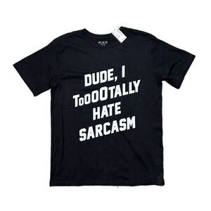 The Children’s Place Black Sarcasm Graphic Tee